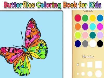 Butterflies Coloring Book for Kids