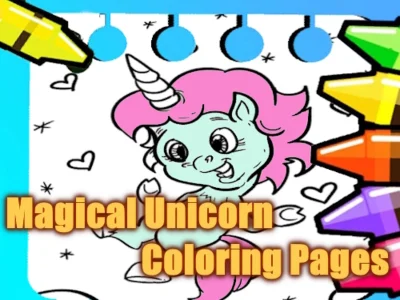 Magical Unicorn Coloring Pages