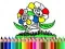 Back to School: Flowers Coloring