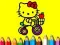 Back To School: Sweet Kitty Coloring