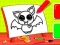 Easy Kids Coloring Bat