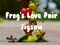 Frog's Love Pair Jigsaw