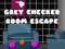 Grey Checked Room Escape