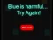 Avoid the blue — free online game