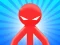 Red Stickman vs Monster School — free online game