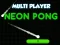 Neon Pong Multi Player — free online game