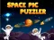 Mchezo Space pic puzzler online