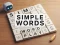 Igra Simple Words online