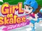 Girl on Skates Paper Blaze — free online game