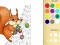 Christmas Animal Coloring Book for Kids