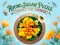 Round jigsaw Puzzle - Collect the Flower — ücretsiz çevrimiçi oyun