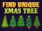 Find Unique Xmas Tree — free online game