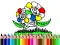 Back to School: Flowers Coloring เกมออนไลน์