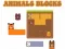 Animals Blocks — free online game