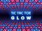 Logħba Tic Tac Toe glow onlajn