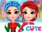 Rainbow Girls Christmas Outfits — free online game