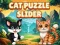 Cluiche Cat Puzzle Slider ar líne