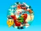 Round jigsaw Puzzle Collect funny Christmas pictures — free online game