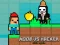 Noob vs Hacker Gold Apple — free online game