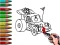 BTS Racing Car Coloring — free online game