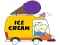 Ice Cream Trucks Coloring — free online game