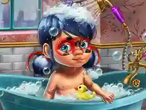 Ladybug Baby Shower Care — free online game