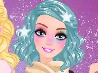 Barbie Galaxy Faces — free online game