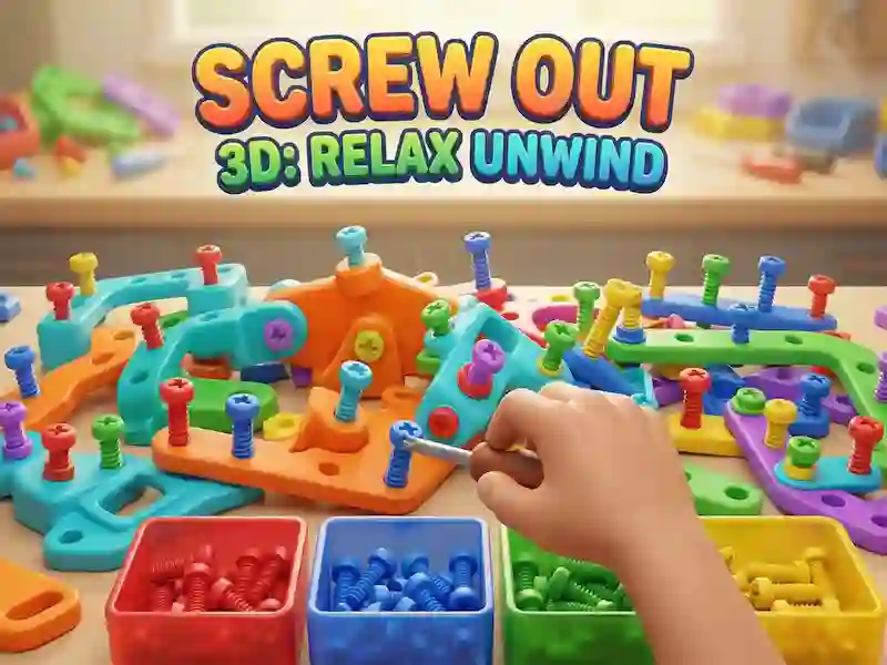 Screw Out 3D: Relax Unwind