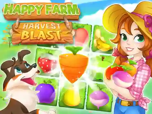 Happy Farm Harvest Blast — لعبة مجانية اون لاين
