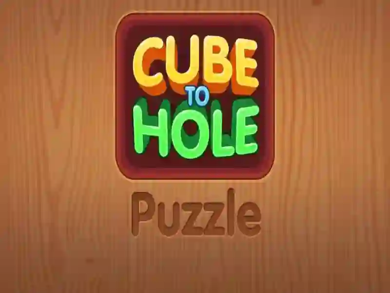 Cube to Hole Puzzle