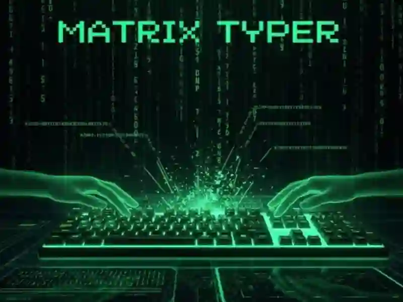 Matrix Typer Game