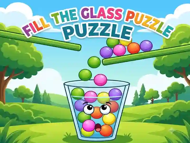 Fill The Glass Puzzle — безкоштовна онлайн гра