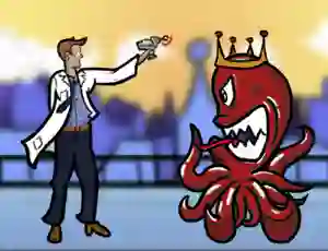 Scientist vs Aliens — free online game