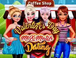 Valentines Day Mix Match Dating — free online game