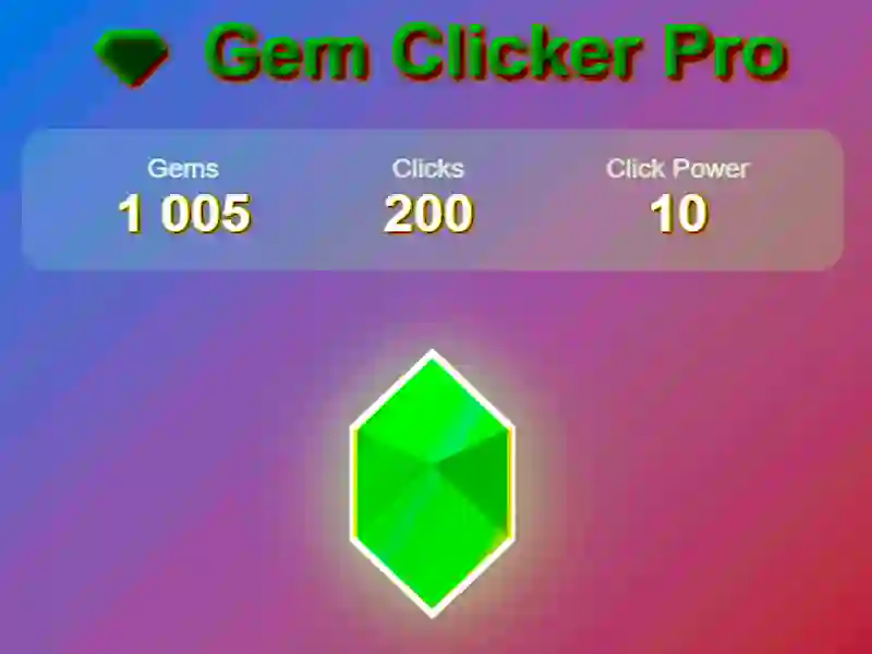 Gem clicker pro