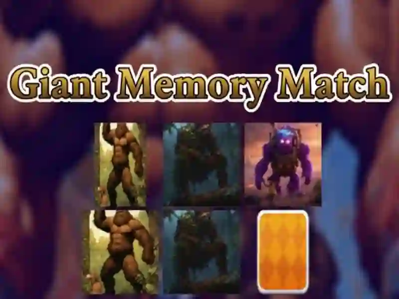 Giant Memory Match