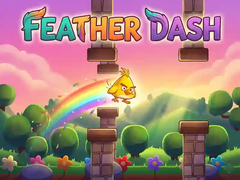 Гульня Feather Dash онлайн