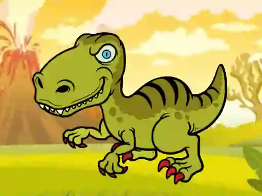 Ice Age Funny Dinosaurs Coloring — free online game