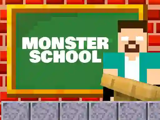 Monster School: Roller Coaster & Parkour — free online game