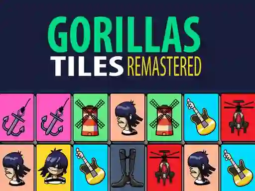 Leikur Gorillaz tiles á netinu
