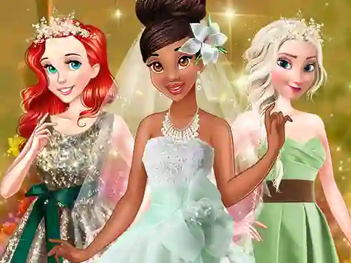 Princess Spring Green Wedding — free online game