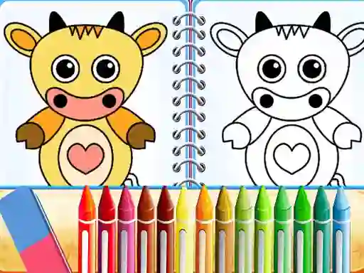 Lovely Pets Coloring Pages — free online game
