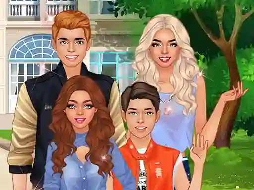 Superstar Family Dress Up — free online game
