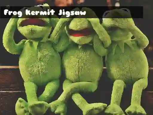 Spil Frog Kermit Jigsaw online