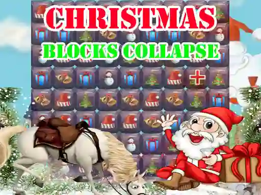 Christmas Blocks Collapse — free online game