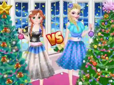 Ellie VS Annie Christmas Tree — free online game
