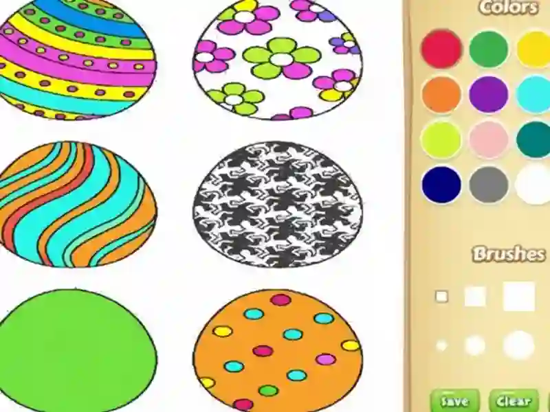 Easter Eggs Coloring Book for Kids