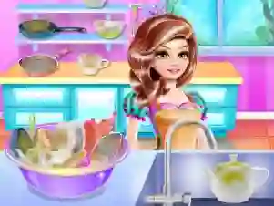 Princess Household Chores — free online game