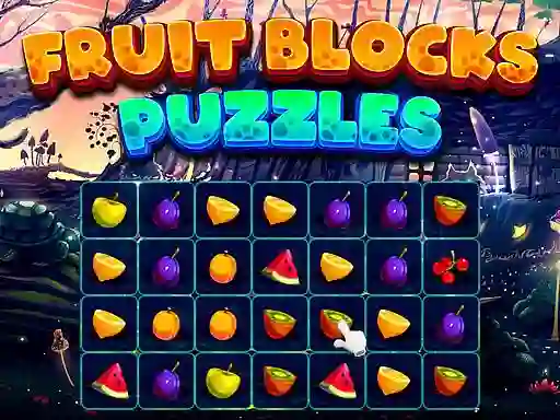 Spel Fruit blocks puzzles på nätet
