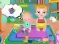 Baby Hazel sibling care